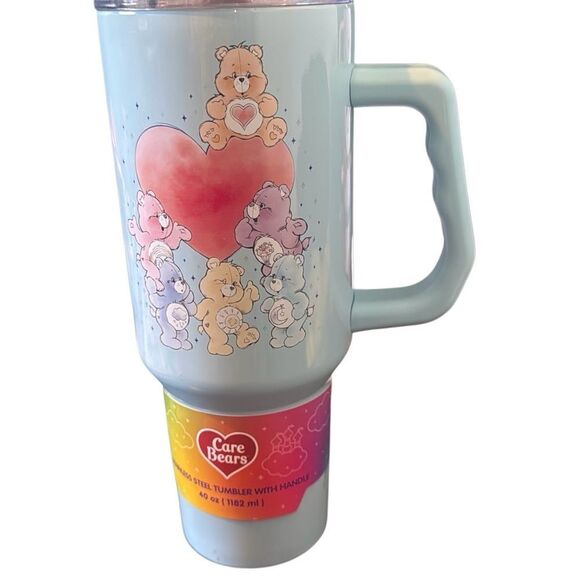Care Bears Blue Tumbler with Straw - Picture 2 of 3